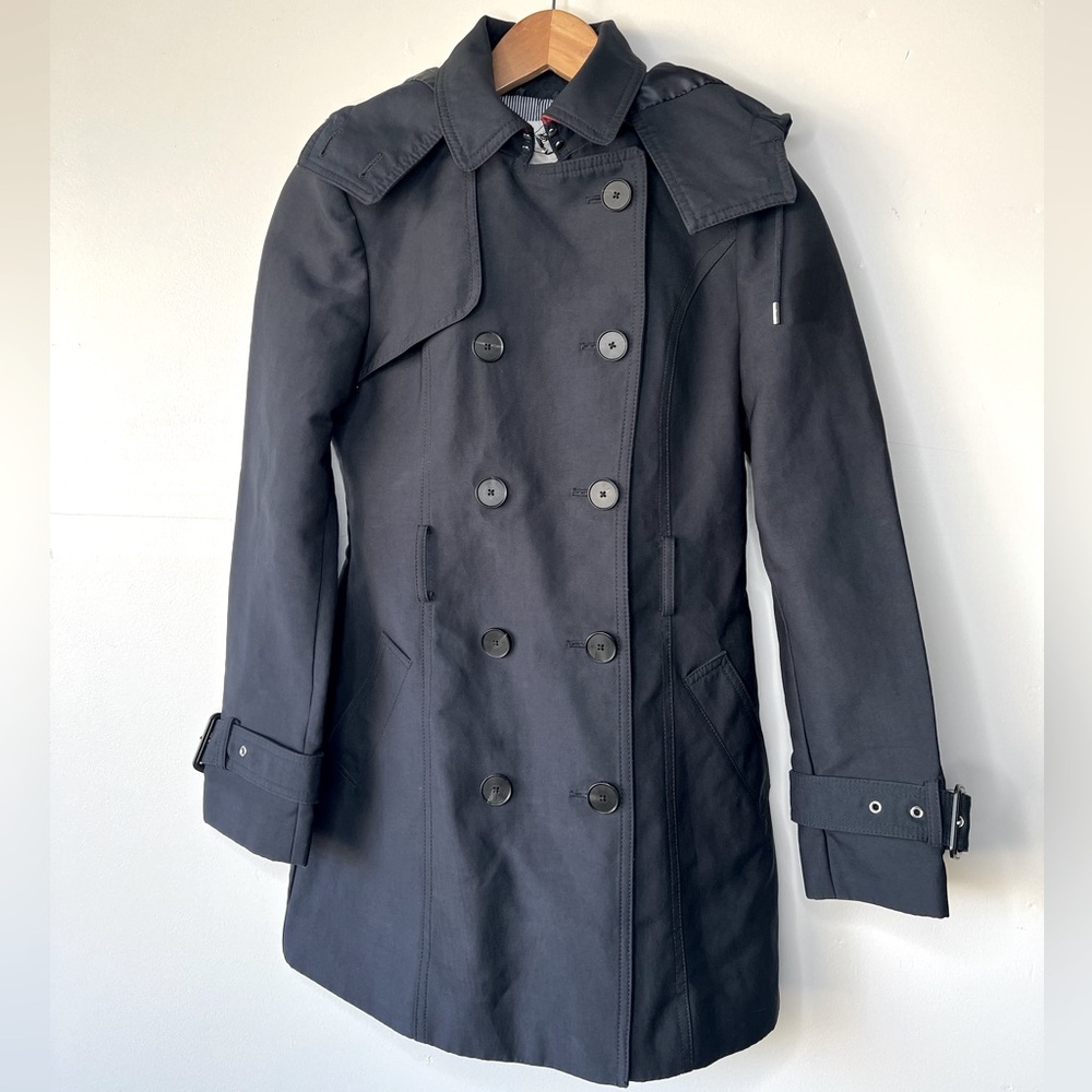 Zara Woman Navy Trenchcoat, XS